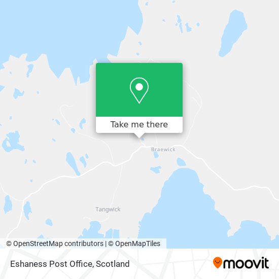 Eshaness Post Office map