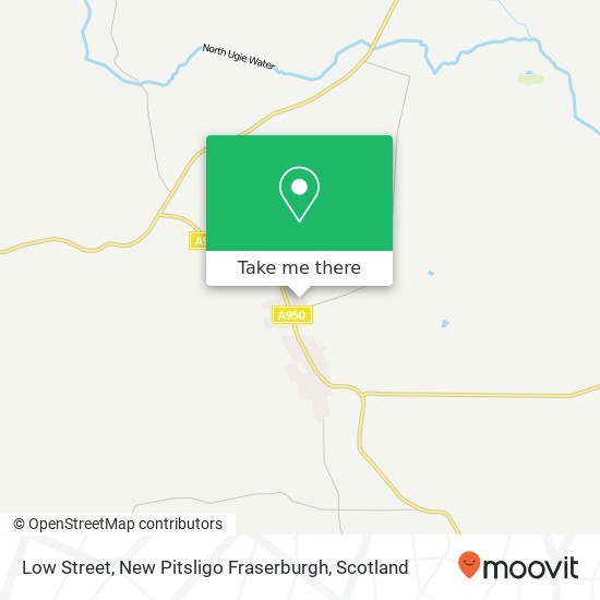 Low Street, New Pitsligo Fraserburgh map