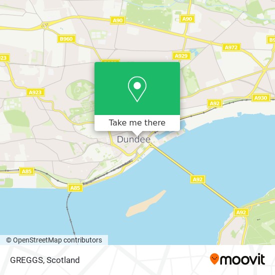 GREGGS map