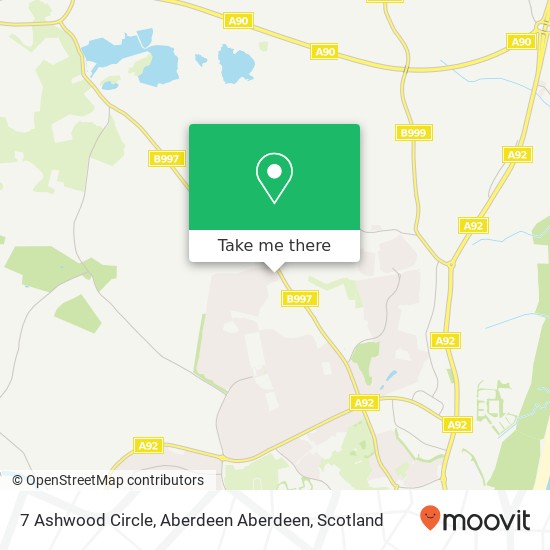 7 Ashwood Circle, Aberdeen Aberdeen map