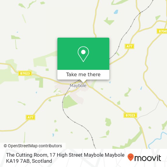 The Cutting Room, 17 High Street Maybole Maybole KA19 7AB map