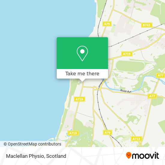 Maclellan Physio map