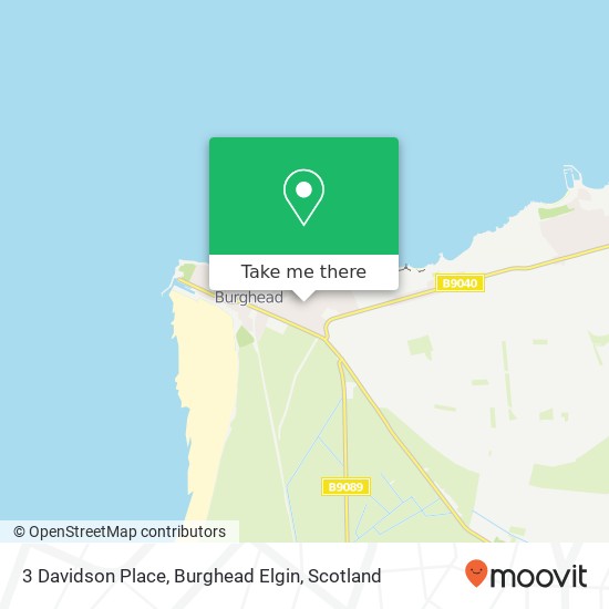 3 Davidson Place, Burghead Elgin map