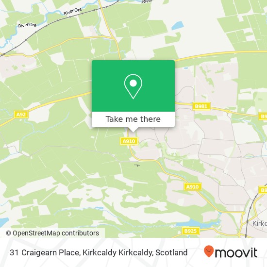 31 Craigearn Place, Kirkcaldy Kirkcaldy map