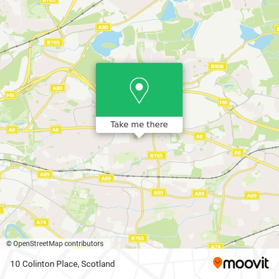 10 Colinton Place map