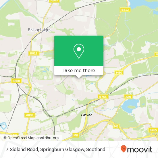 7 Sidland Road, Springburn Glasgow map