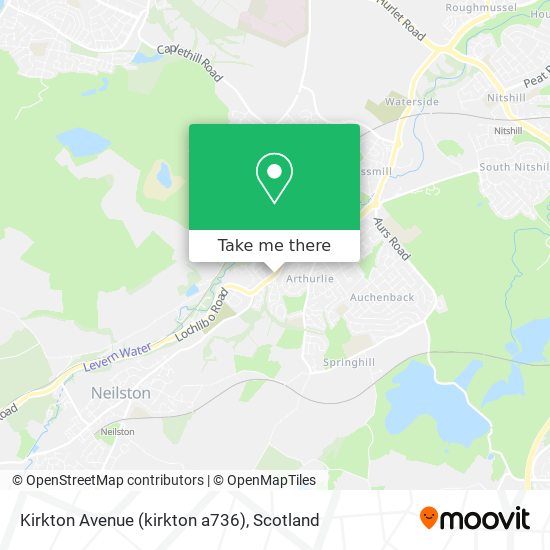 Kirkton Avenue (kirkton a736) map