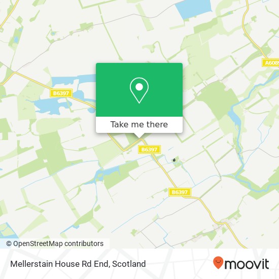 Mellerstain House Rd End map