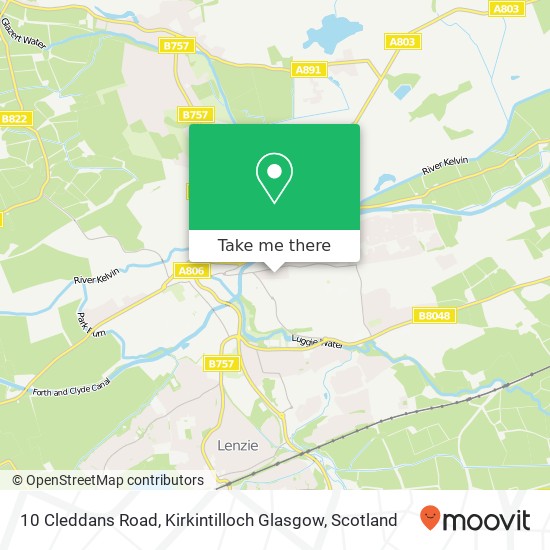10 Cleddans Road, Kirkintilloch Glasgow map