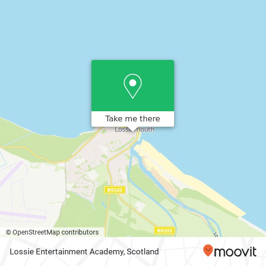 Lossie Entertainment Academy map
