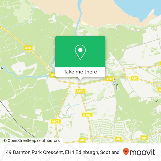 49 Barnton Park Crescent, EH4 Edinburgh map