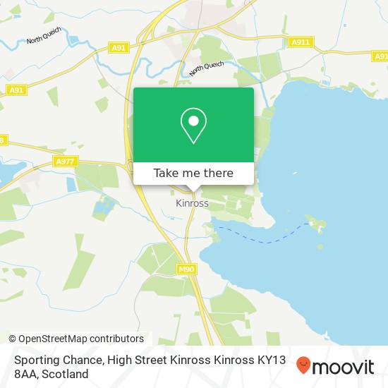Sporting Chance, High Street Kinross Kinross KY13 8AA map
