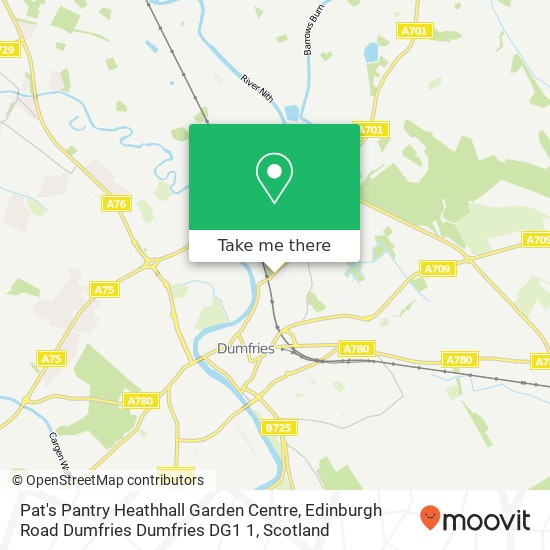Pat's Pantry Heathhall Garden Centre, Edinburgh Road Dumfries Dumfries DG1 1 map