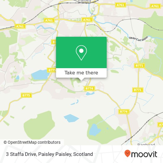 3 Staffa Drive, Paisley Paisley map