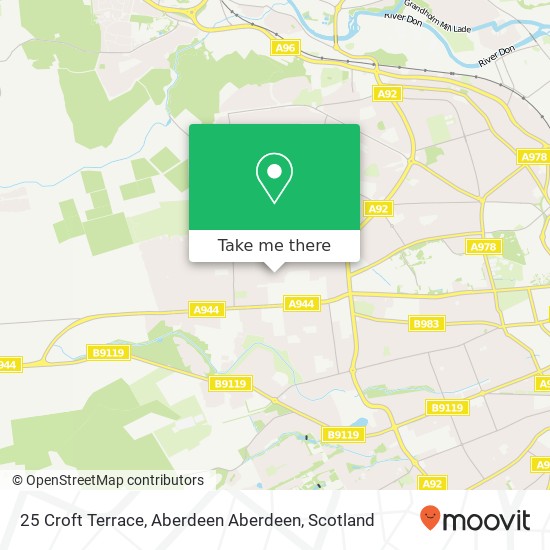 25 Croft Terrace, Aberdeen Aberdeen map