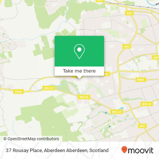 37 Rousay Place, Aberdeen Aberdeen map