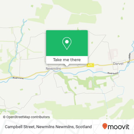 Campbell Street, Newmilns Newmilns map