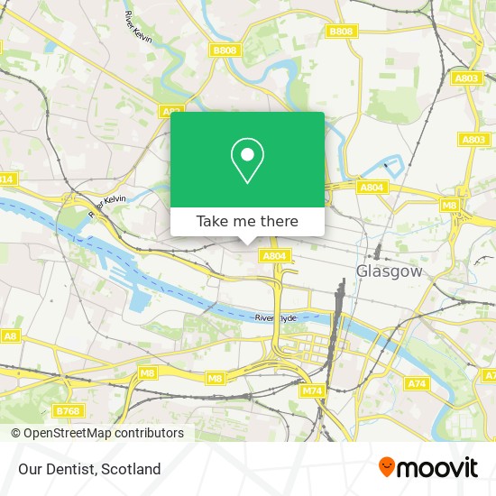 Our Dentist map