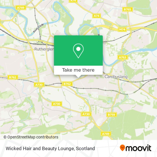 Wicked Hair and Beauty Lounge map