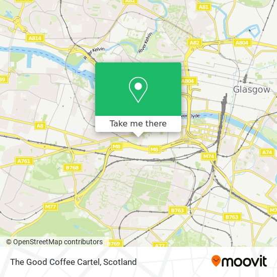 The Good Coffee Cartel map