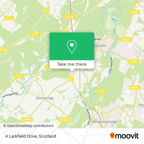 4 Larkfield Drive map