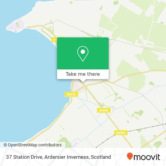 37 Station Drive, Ardersier Inverness map
