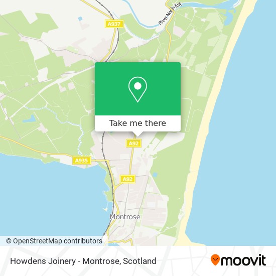 Howdens Joinery - Montrose map