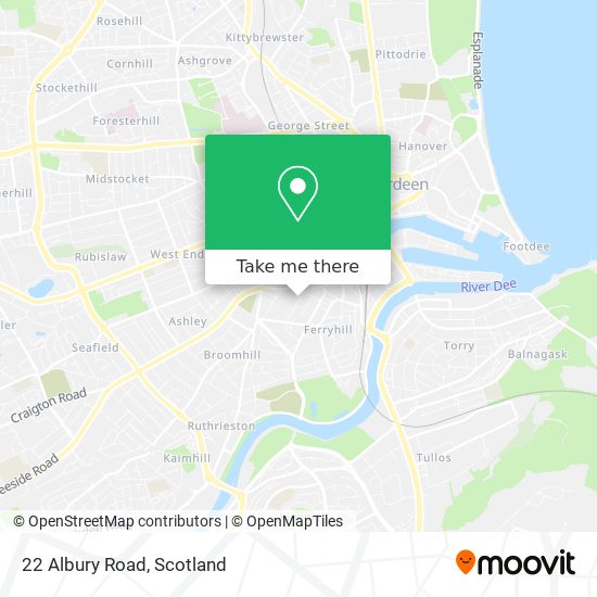 22 Albury Road map