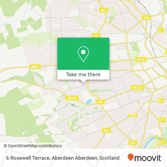 6 Rosewell Terrace, Aberdeen Aberdeen map