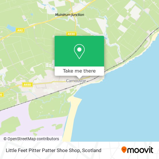 Little Feet Pitter Patter Shoe Shop map