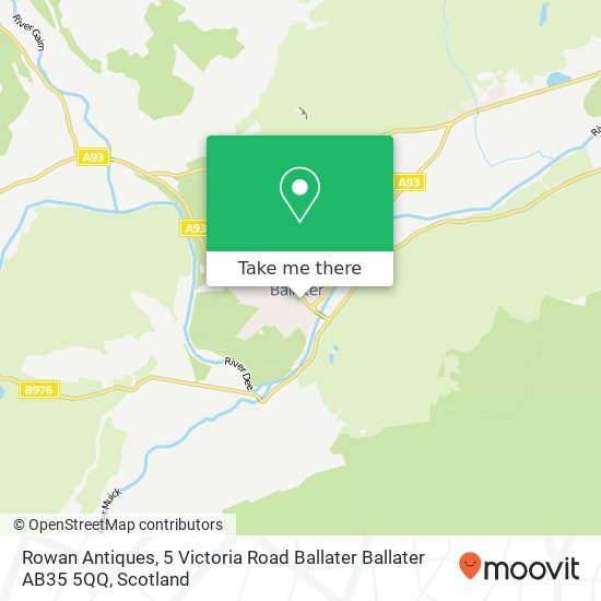Rowan Antiques, 5 Victoria Road Ballater Ballater AB35 5QQ map