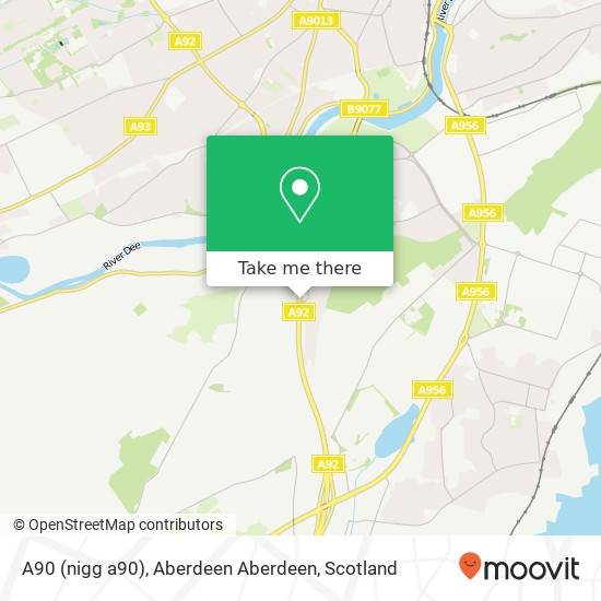 A90 (nigg a90), Aberdeen Aberdeen map