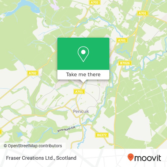 Fraser Creations Ltd. map