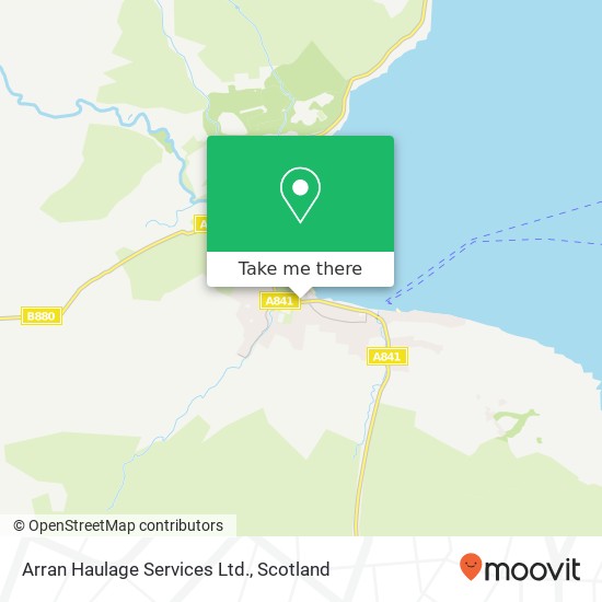 Arran Haulage Services Ltd. map