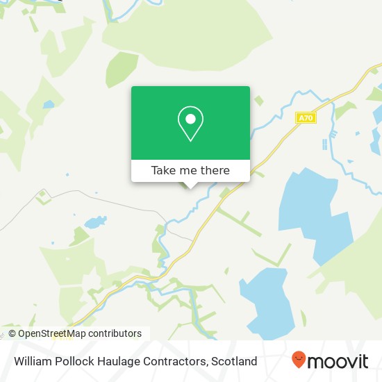 William Pollock Haulage Contractors map