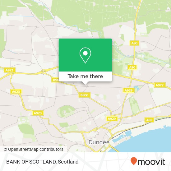 BANK OF SCOTLAND map