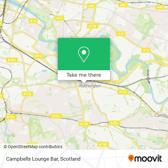 Campbells Lounge Bar map