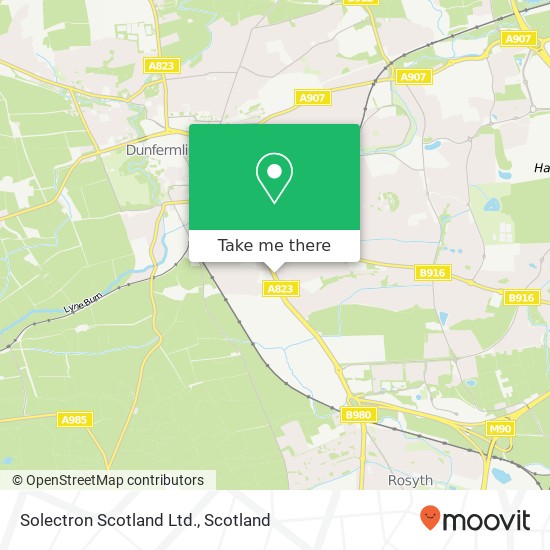 Solectron Scotland Ltd. map