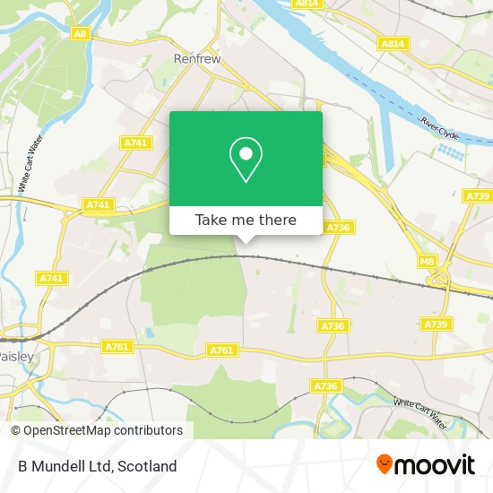 B Mundell Ltd map