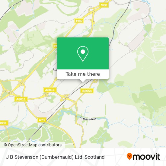 J B Stevenson (Cumbernauld) Ltd map