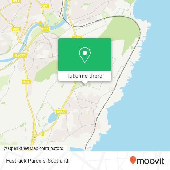 Fastrack Parcels map