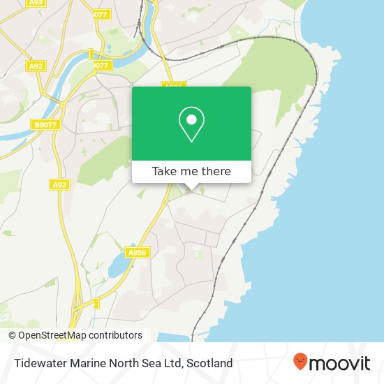 Tidewater Marine North Sea Ltd map