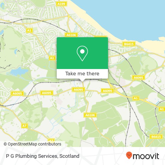 P G Plumbing Services map