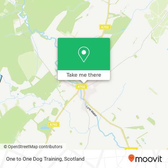 One to One Dog Training map