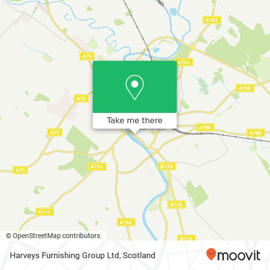 Harveys Furnishing Group Ltd map