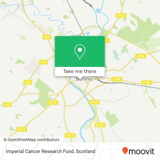 Imperial Cancer Research Fund map