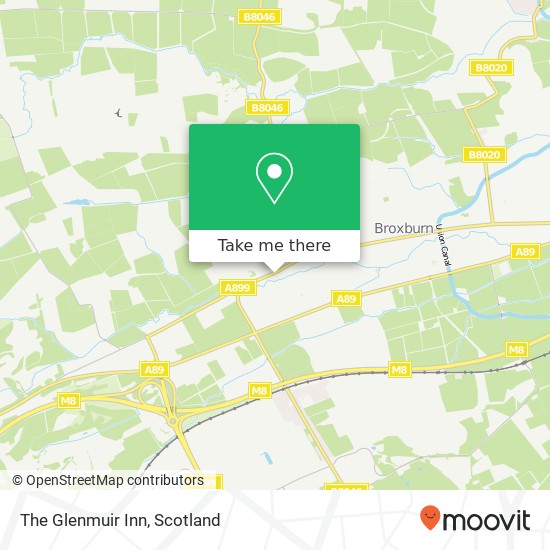 The Glenmuir Inn map