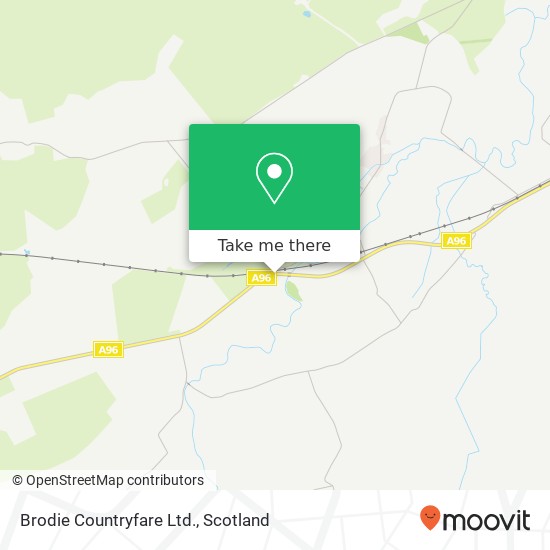 Brodie Countryfare Ltd. map