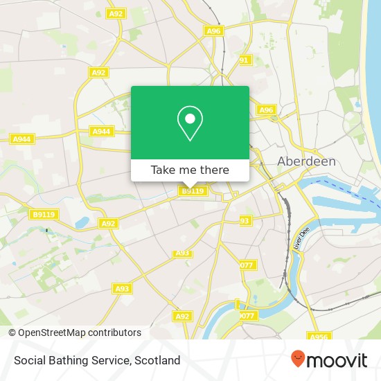 Social Bathing Service map