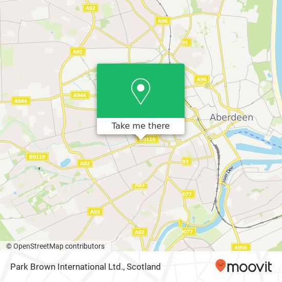 Park Brown International Ltd. map